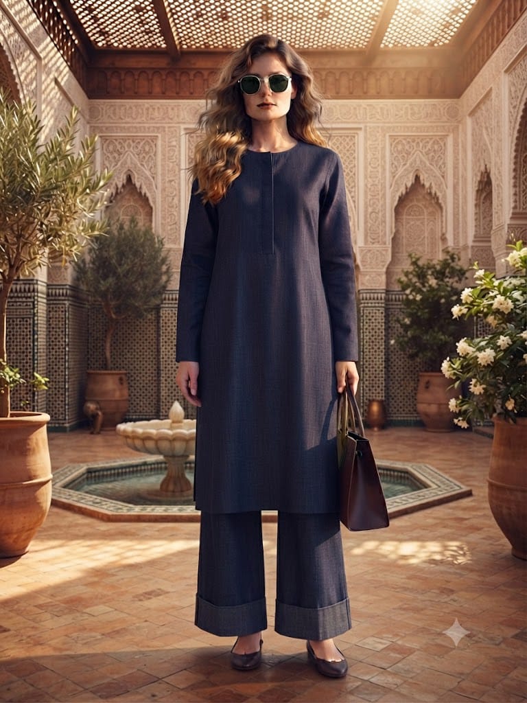 jeans dress for woman/ denim